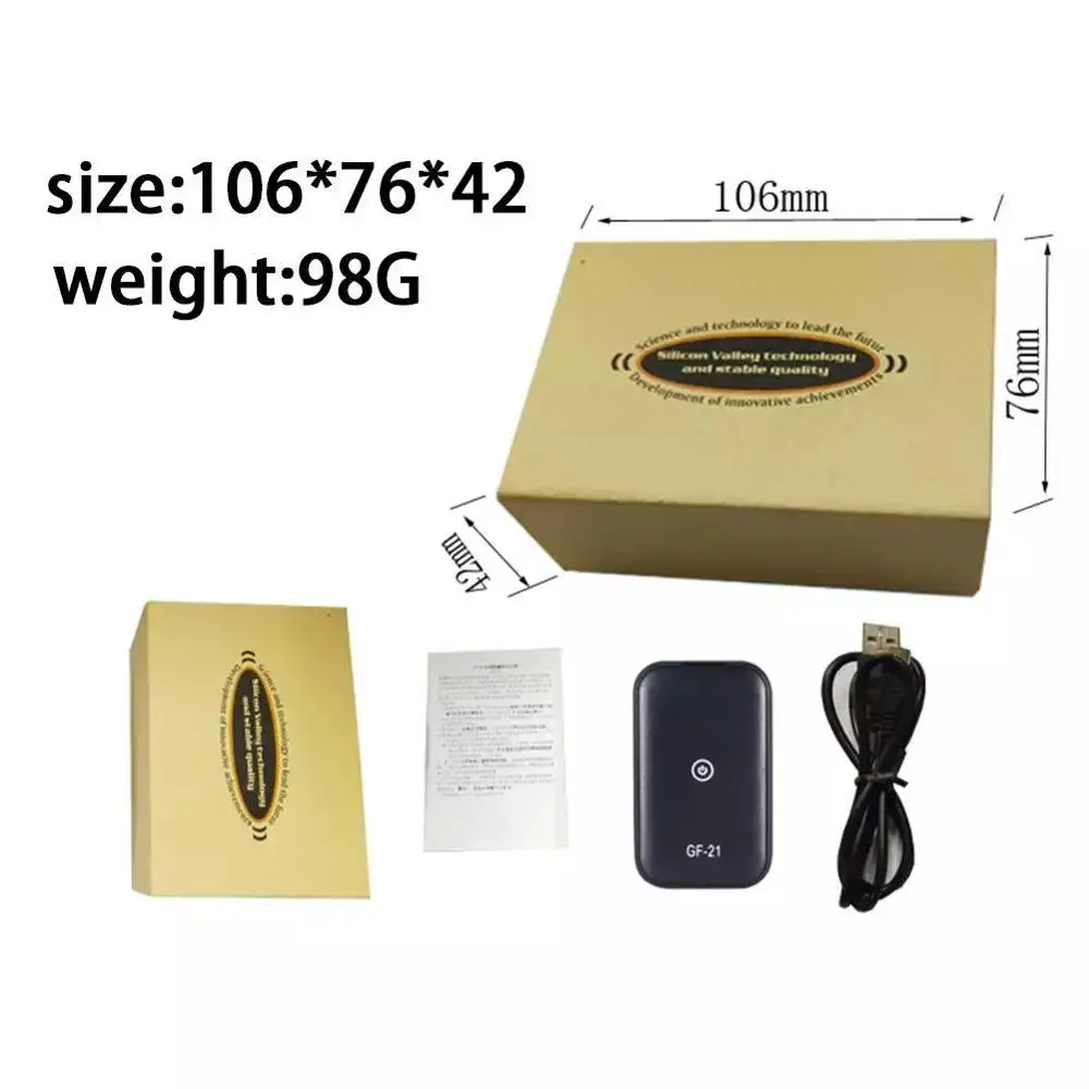 Hot seller GF-21 mini GPS locator stangby long time small size tracking system clear positioning mini tracker devices AGPS/LBS