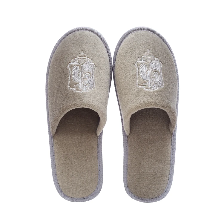 Wholesale Hotel Custom Slipper Variety Of Fabric Color Options Disposable Slipper