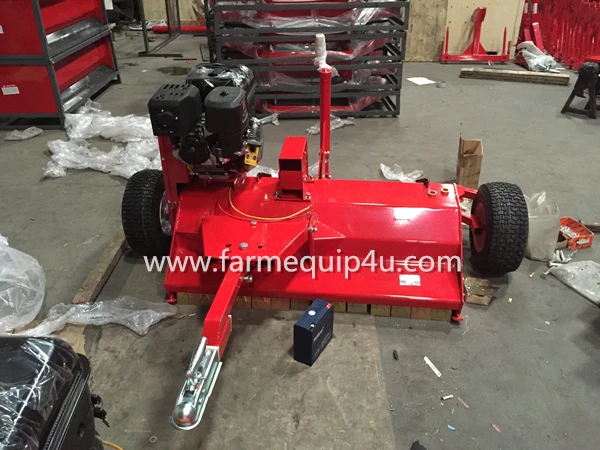 Farm Machinery ATV attachment ATV120 Flail Mower; Tow behind ATV UTV lawn mower ,working width 1.2m with  T blade