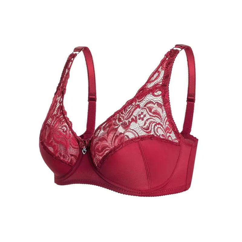 High Quality Large Size Ultra-Thin Bra Underwire Shelf Bra Lace For Women