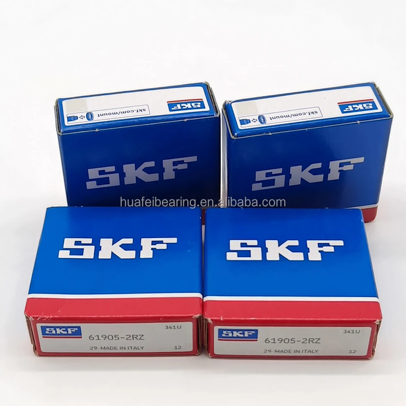 Original SKF 25 x42x9mm 61905-2RZ Deep groove ball bearing with seals or shields