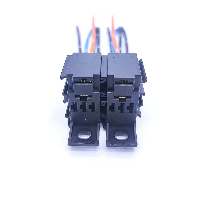 Automotive Car Relay sockets 23x15.5x22mm 12V 24V 5 Pins Universal Violet Automotive Relay holder Car Relay
