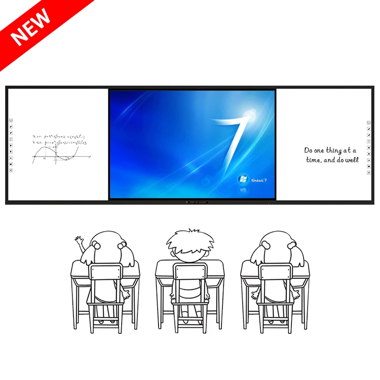 Children Painting Drawing Blackboard 2 In 1 Adjustable Blackboard e Writing Board Digital Signage and Displays School Board