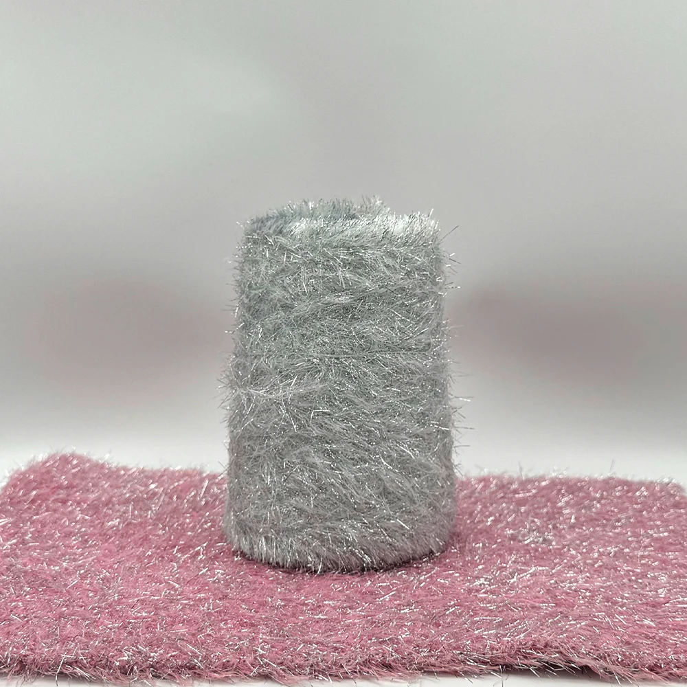 High quality 100% Nylon  Feather Yarn 4 cm hairy length Fancy Yarn High Quality for Knitting Wholesale