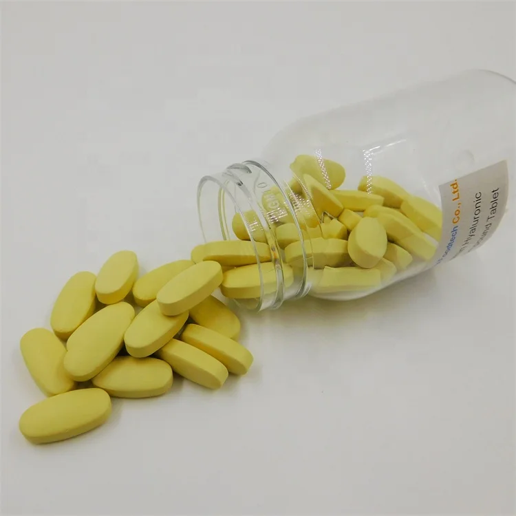 Manufacturer Food supplement Glucosamine Hyaluronic Acid Compound Tablets for Joints and Skin Health