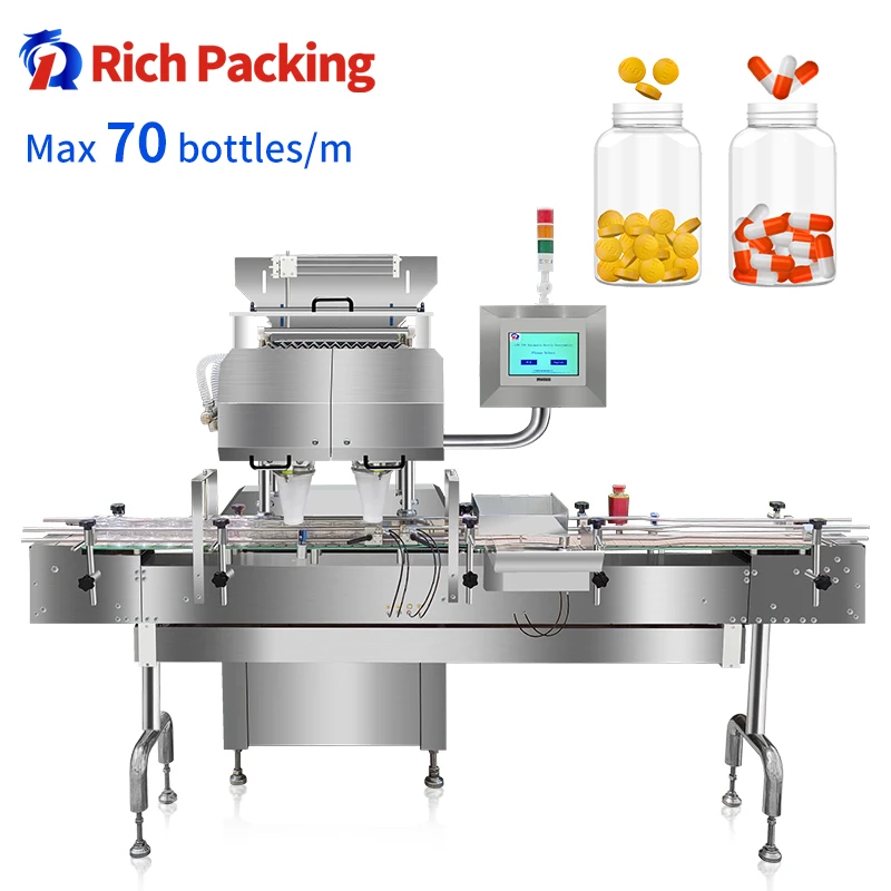 Pharmaceutical Electronic Automatic Counter Filling Bottling Pill Capsule Tablet Counting Machine For Sale