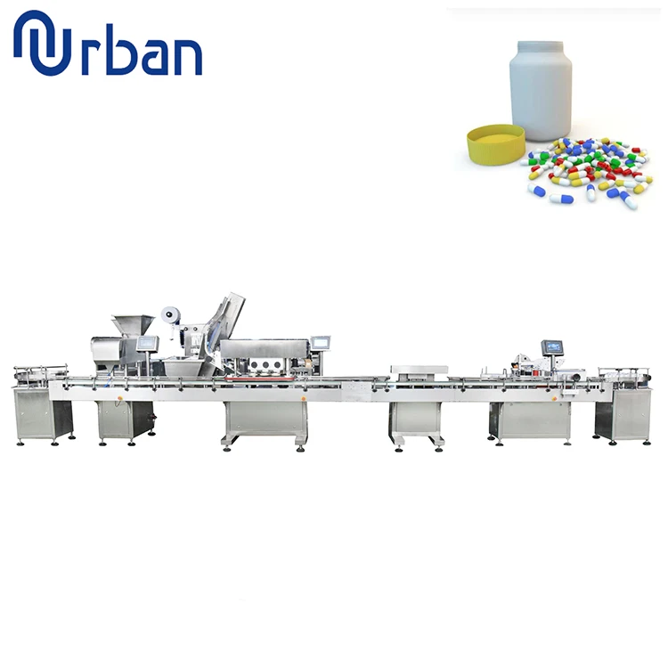 Tablet Capsule Pill Bottling Particle Counting Filling Production Line Machine