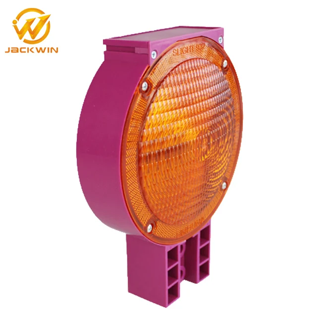 Israel Market Amber Flashing Solar Blinking LED Warning Lights
