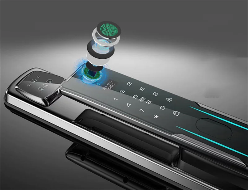 fingerprint digital smart door locks face recognition lock smart lock with 3d face recognition and camera wifi