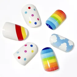 Cute Cartoon image Child false nails little miss nails for little girls