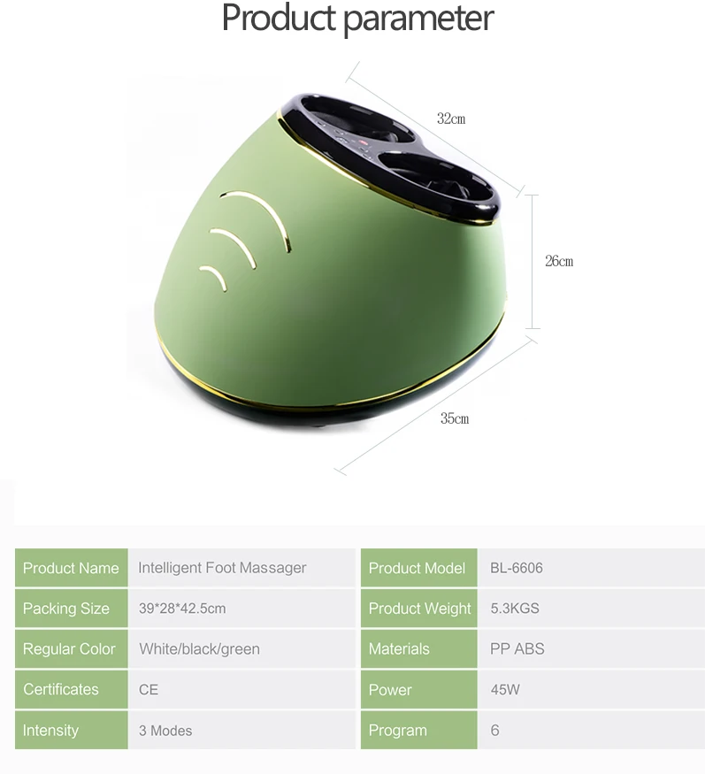 2022 Hot Sale Digital Electric Feet Spa Bath Air Compression Foot Massager With Heat