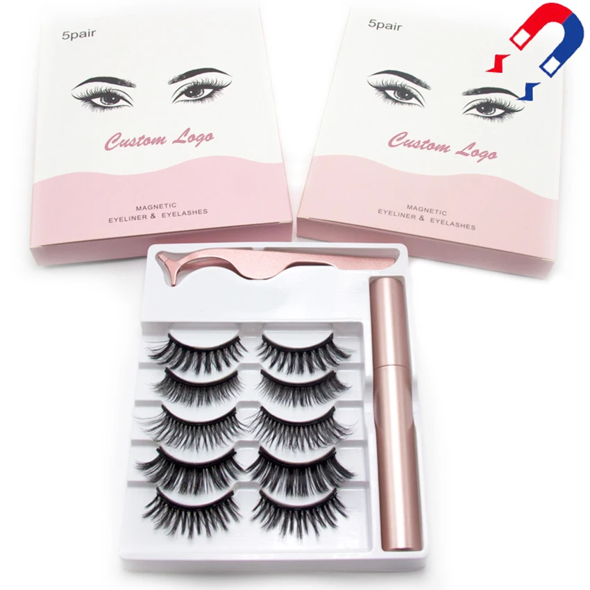 Лидер продаж, магнитные 3D ресницы ручной работы