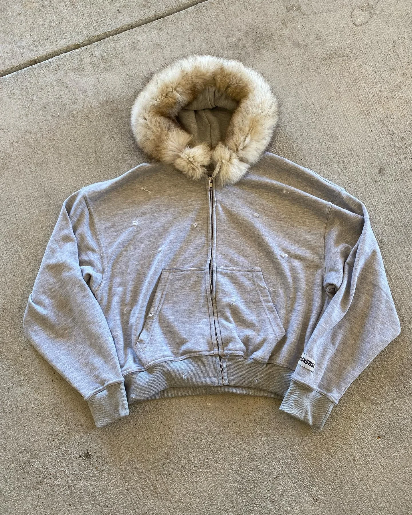 Hoddie Manufacturer Custom Designer Heavy Cotton 400 GSM Thick Heavyweight Boxy Cotton Fur Blank Zip Up Jackets Hoodie For Men