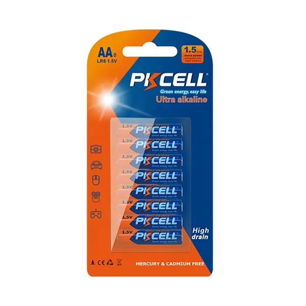 
Power flash lr6 aa alkaline battery no.5 dry cell battery 