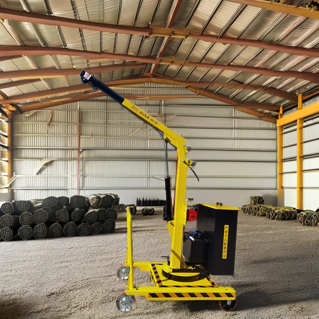 High Quality Cost-effective Warehouse Lifting Machine Battery Hydraulic Engine Hoist With 1 Ton Of Powerful Lifting Capacity