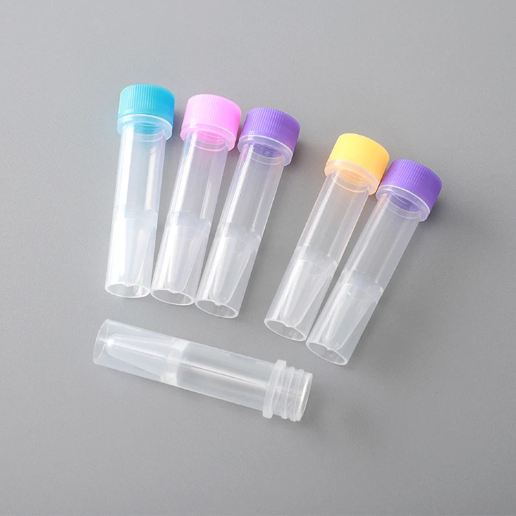 1,5 мл криовиальная трубка самостоящая с винтовой крышкой стерильные одноразовые PP лабораторные принадлежности криогенный флакон