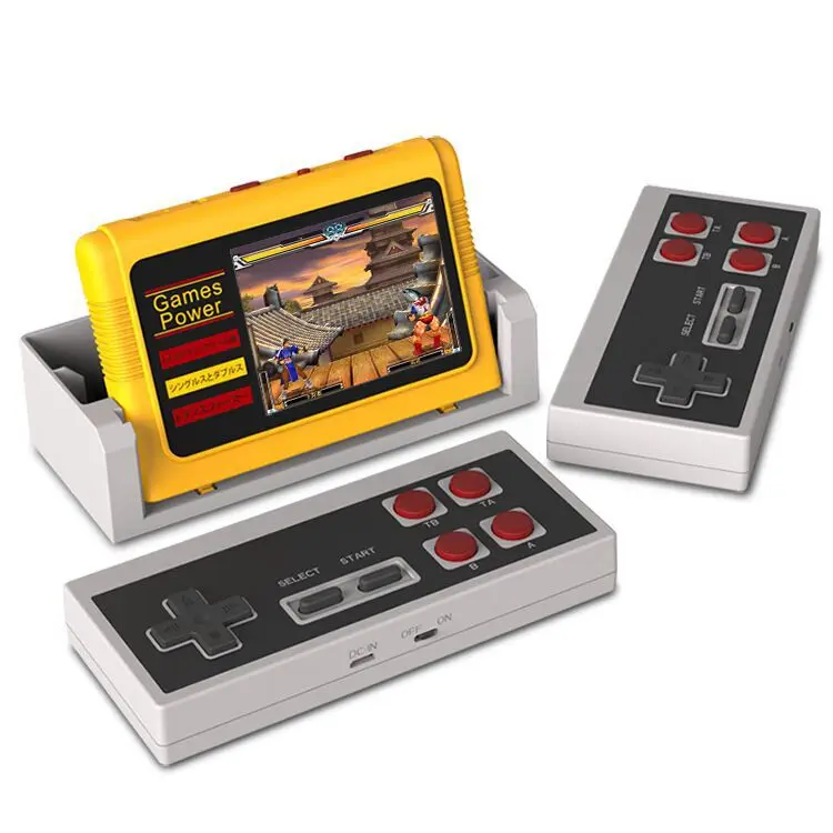 K20 Mini Portable Handheld Video Game Console 3 Inch Screen Gaming Player Built In 1000 Games 2.4g Wireless Gamepad Av Output
