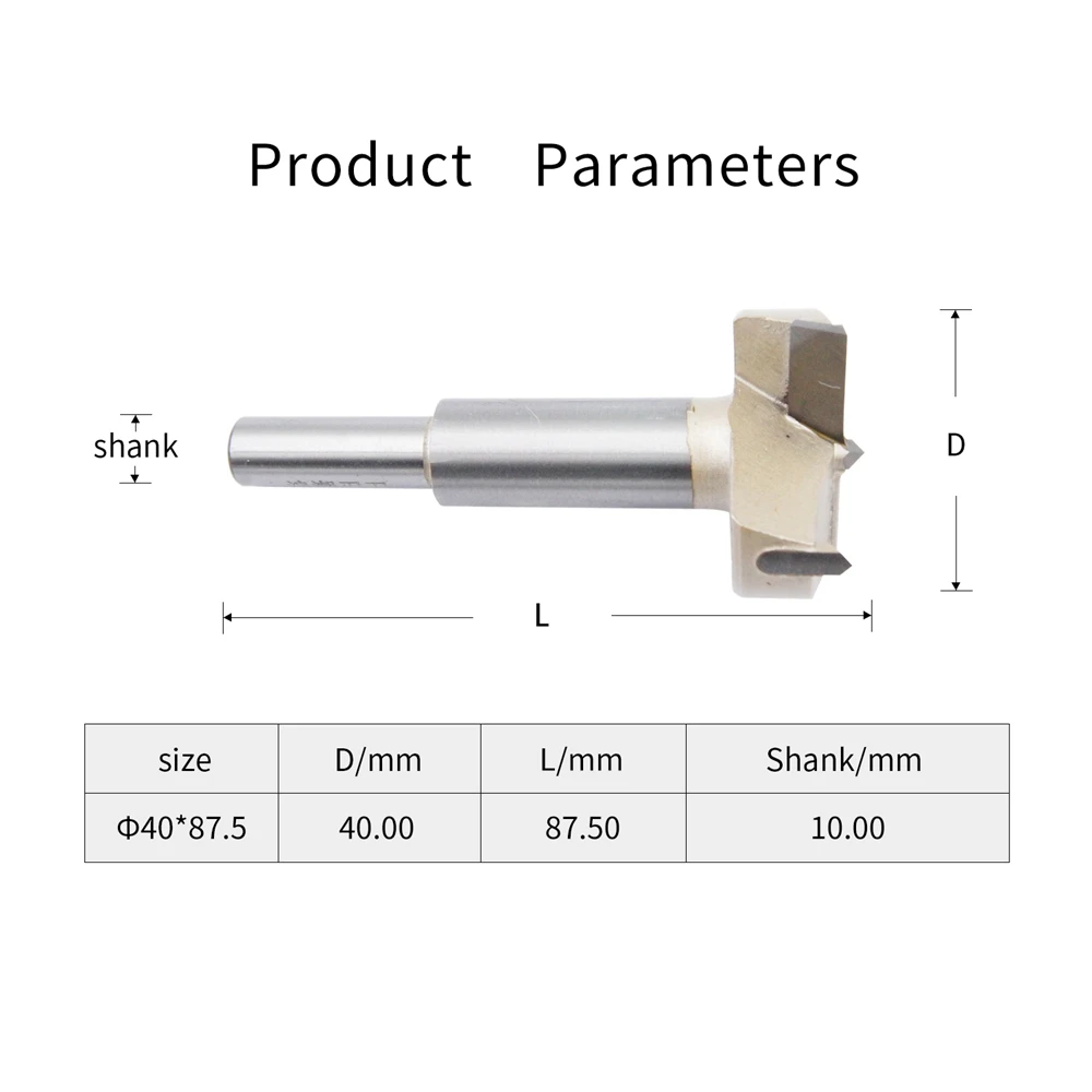 Forstner drill bit tideway LC1901 professional woodworking hole opener types of boring tools wood other cutting