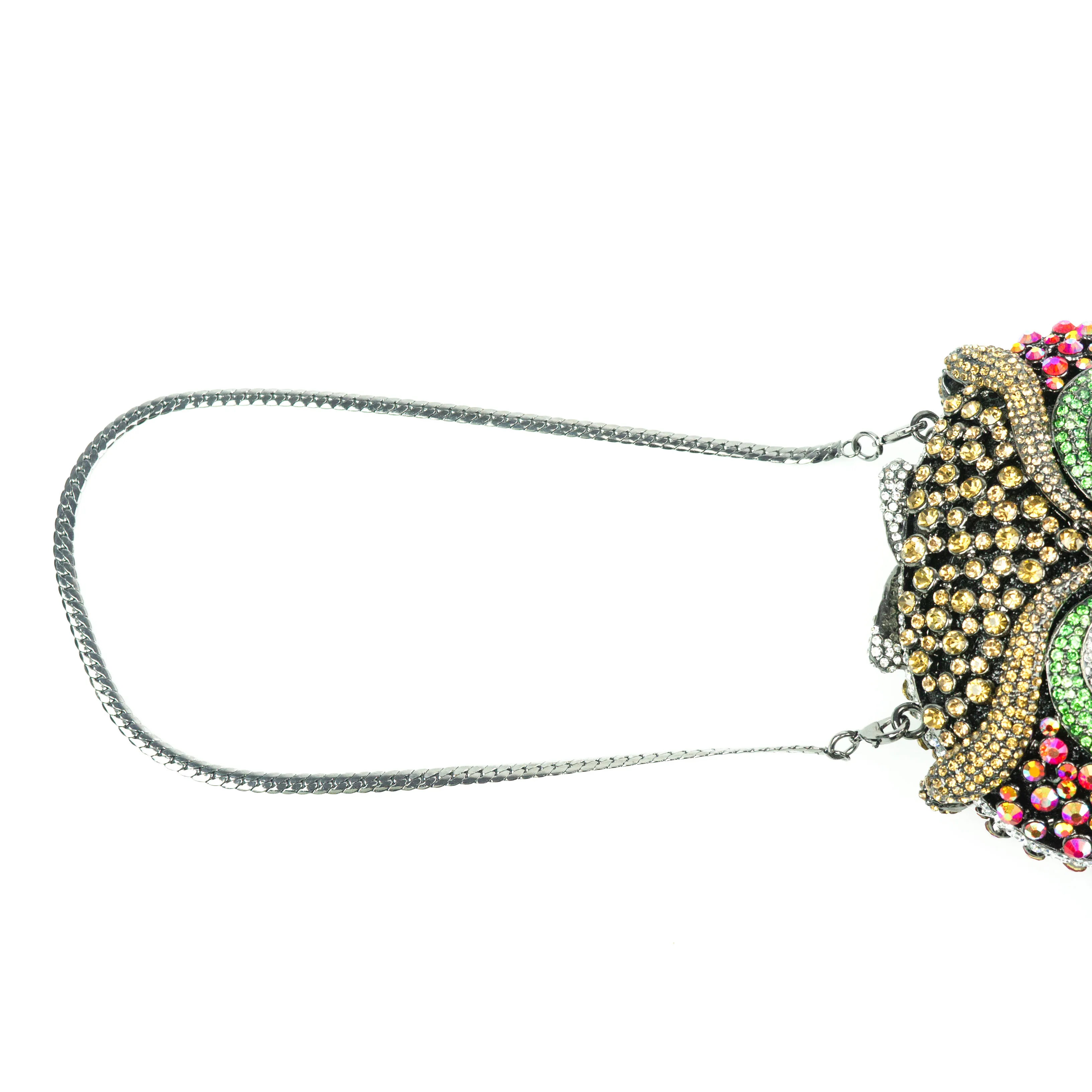 Luxury Handmade Wholesales Expensive Crystal Rhinestone Evening Bag 3 D Owl Shaped Diamante Clutch Purse