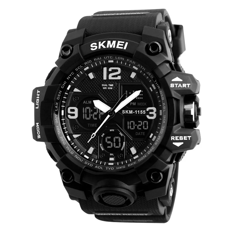 Skmei 1155B hot sale model japan movement digital hand sports watches