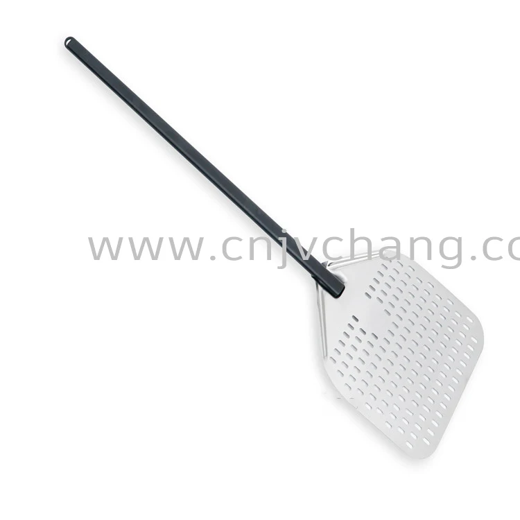 Hot Sale Perforated Metal Aluminum Pizza Peel 150cm Long Handle Pizza Paddle Spatula Oven Baking Tools