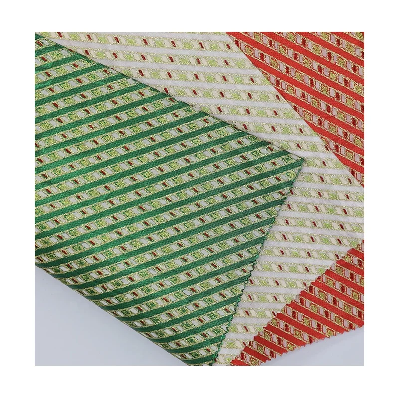 
Special Design Glitter Stripe Fabric Metallic Lurex 