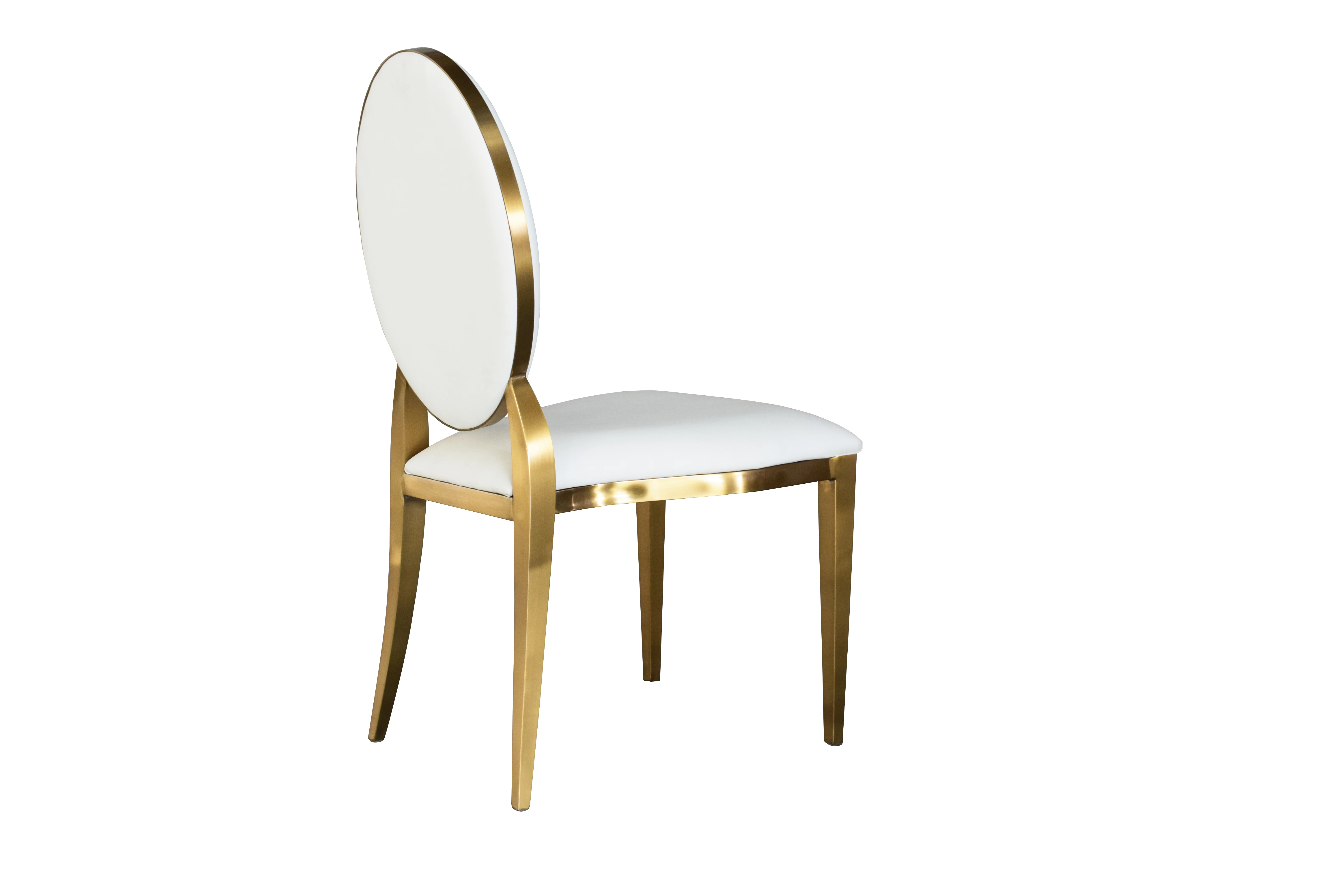 Современная обивка, золотой отель, ресторан, вечеринка, событие, свадьба, стул из нержавеющей стали для аренды