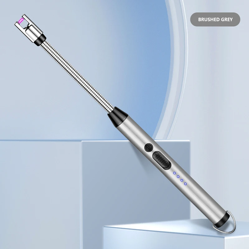 JL826 Customize Wholesale Kitchen  Lighter USB Rechargeable New Arrivals Handheld Pulse Arc Ignition Gun Windproof Widely Uesd