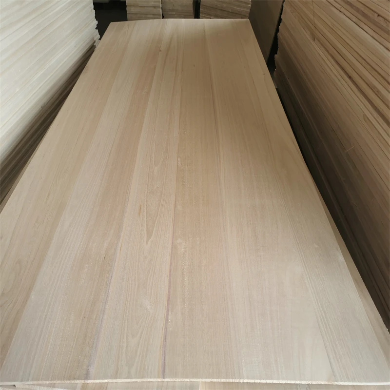 Продажа Заводская древесная панель paulownia сплошной клей деревянные панели отшлифованные