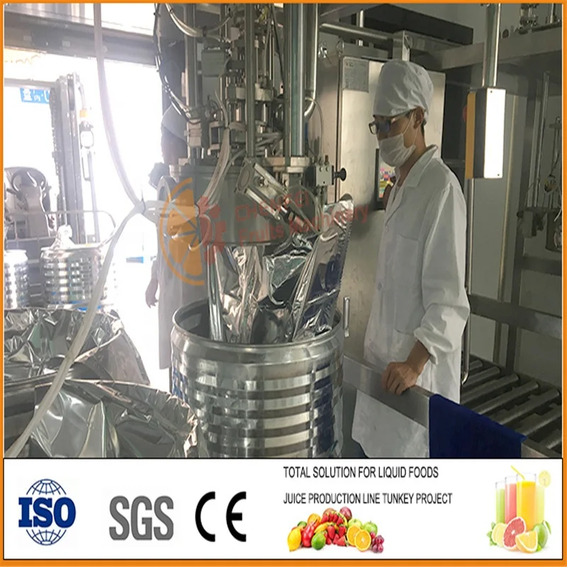 Л концентрированный асептический мешок для сока в барабанной машины барабанный наполнитель пасты