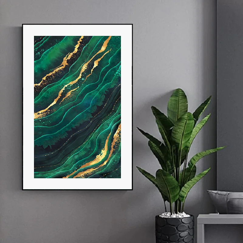 Modern Simple Entrance Porch Decorative Painting Abstract Art Bedroom Bedside Hanging Painting Dining Room Wall Mural