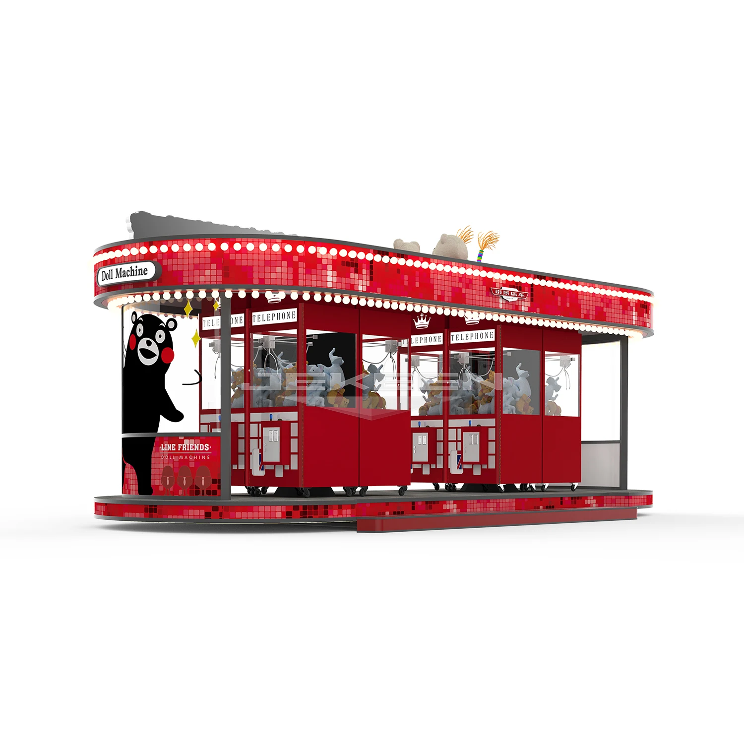 JEKEEN recreation Crane Game Machine High Profit Custom Toys Claw Vending Machine --Alice