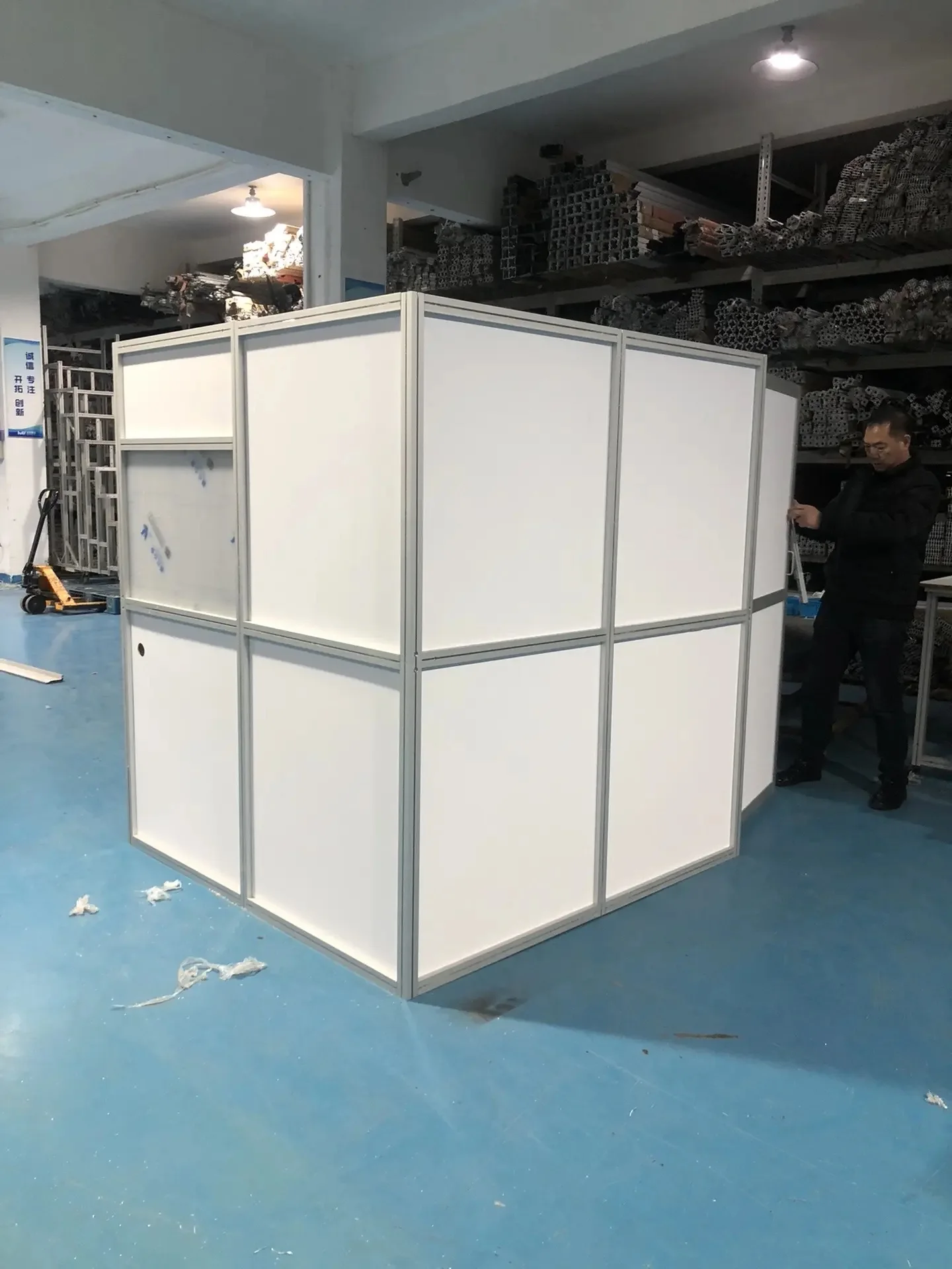 Interpretation Conference System Whisper Cube Simultaneous 1 2 3 person Translation Interpretation Booth