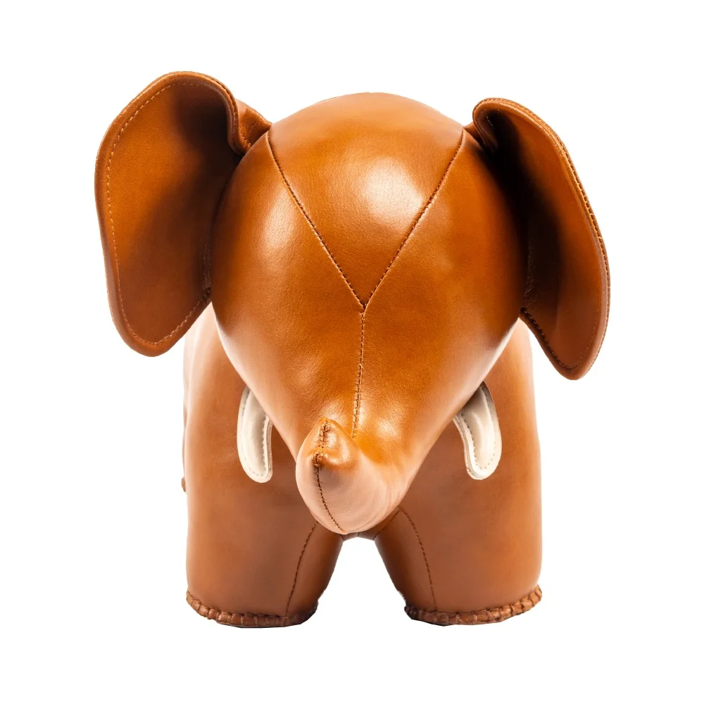 
Cozipop Nordic design style synthetic Leather Craft elephant handmade holiday gifts 
