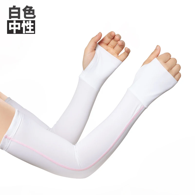 
UPF50+ Protection OEM Ice Silk Cooling Sleeves Arm and Hand Sleeves cool arm sleeves summer 