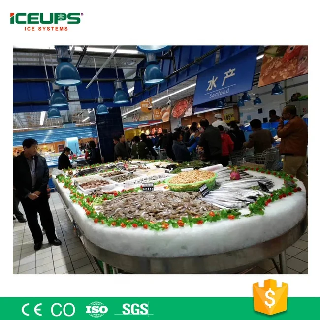 China factory supply 5-ton/24hr industrial ice making machines for fish and vegetables