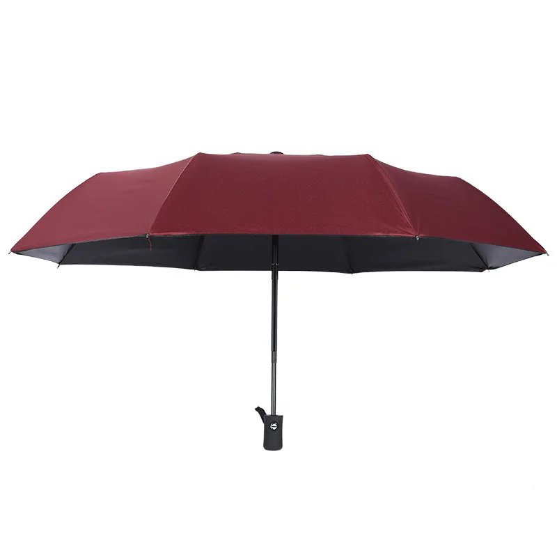 Promotional auto open foldable christmas umbrella santa claus umbrella