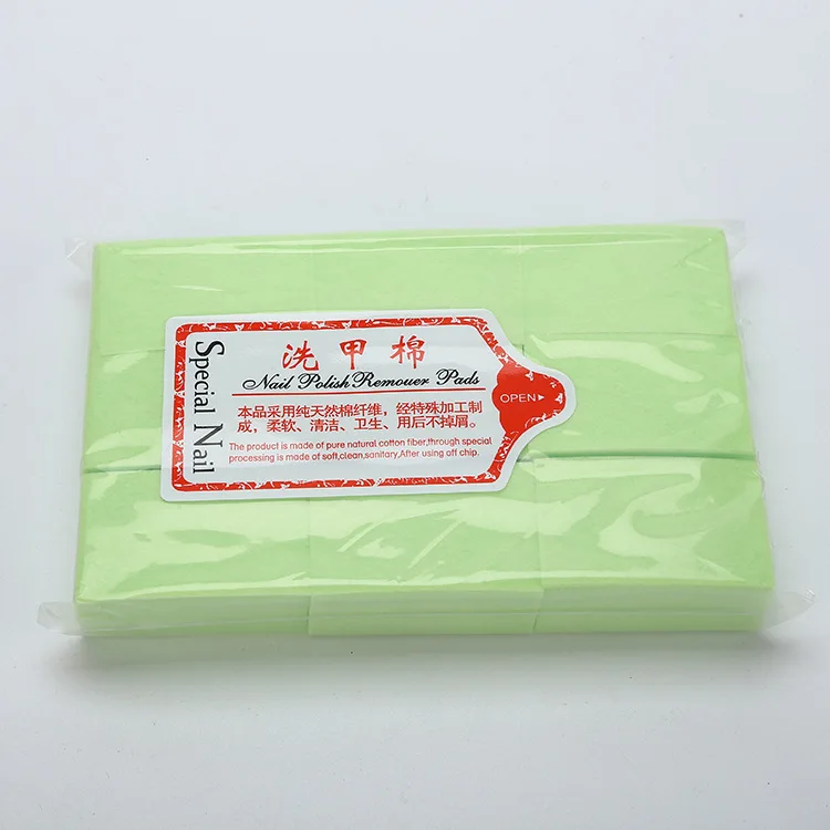 Высококачественные цветные подушечки для снятия лака ногтей безворсовые хлопковые салфетки маникюра инструмент