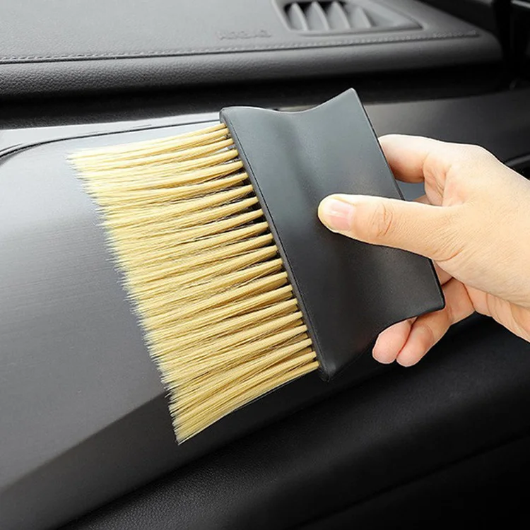 Auto interior air conditioner air outlet cleaning car dust cleaning brush multifunctional cleaning brush
