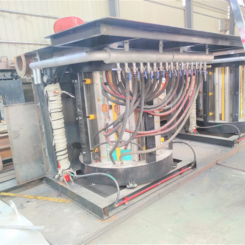 5T melting steel Induction Melting Furnace for billets making