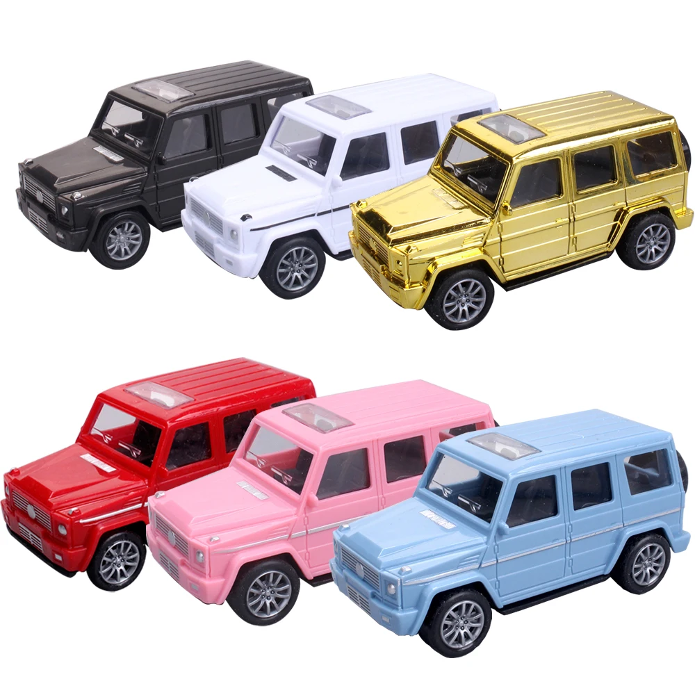cake topper kids toy pull back  plastic small color car for cake decoration