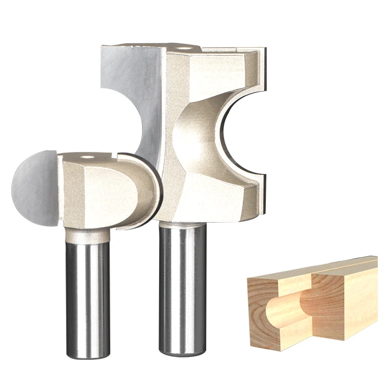 Tideway Router Bits For Woodworking Semicircle Mortise Stitching Knife Floor T mortis Round CNC Tenon Cutter LC17010408III