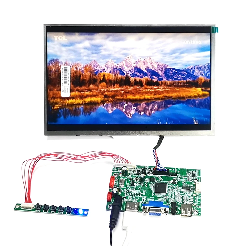 Customized Sunlight Readable 1000Nits LVDS IPS 1280x800 10.1 Inch Lcd Display module witch LCD controller board