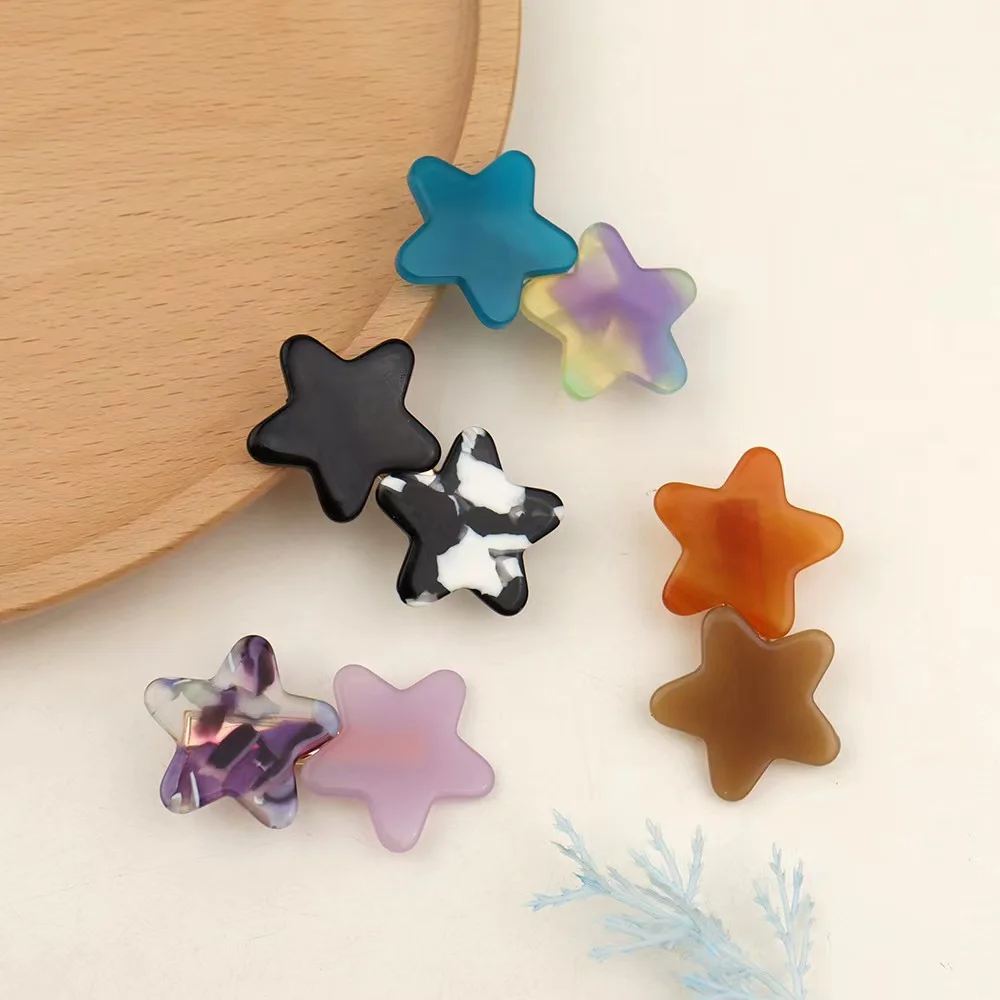 hot New arrival simple fashion small 5CM hair clips acetate hairpins baby cute clips For girls Make up /Hair Accessories