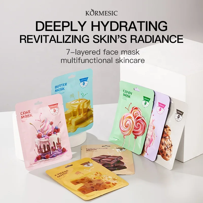 KORMESIC Wholesale private labels OEM soothes acne anti-wrinkle and firming facial mask
