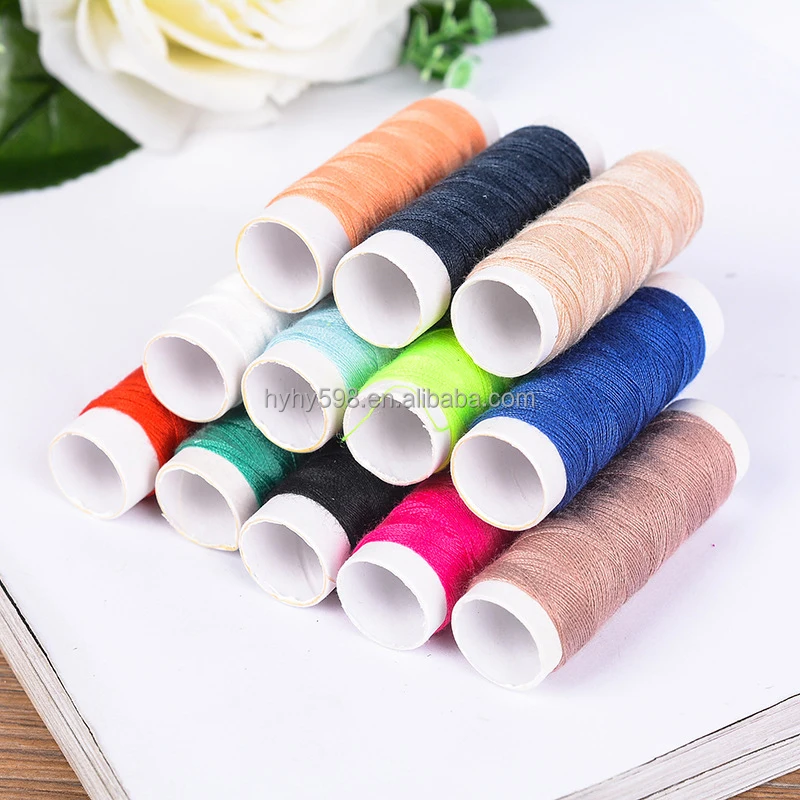 Thread Household Sewing Spun Polyester 12 Colors Sewing Thread for Diy Sewing Accessories