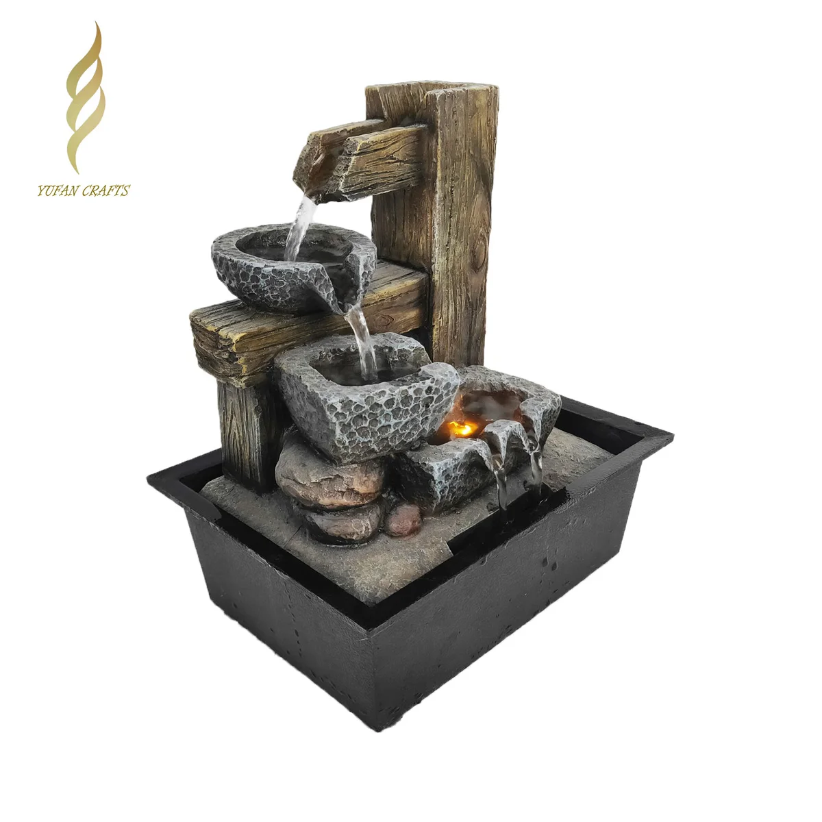 
Polyesin crafts water fountain fountains for outdoor garden ornaments decoration 