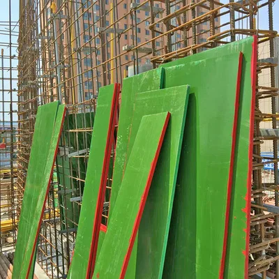 Hot Sale Pvc Building Materials Green Plastic Film Faced Plywood 18mm Wood Core Plywood Boards