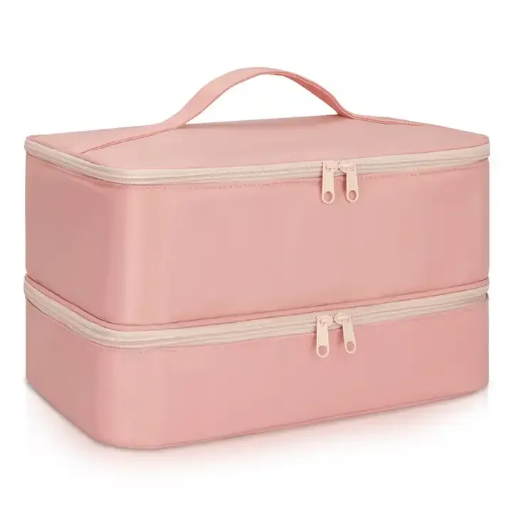 Waterproof Organizer Travel Cosmetic Nail Color Bottle Bags For Women Makeup Bag