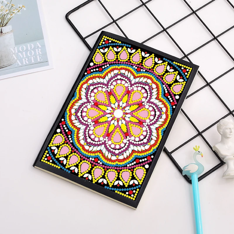 
China wholesale A5 softcover diy beads notebook new diy diamond painting 